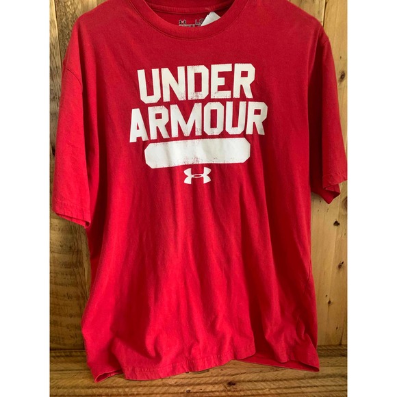 Under Armour RED shirt- LG - Picture 1 of 2